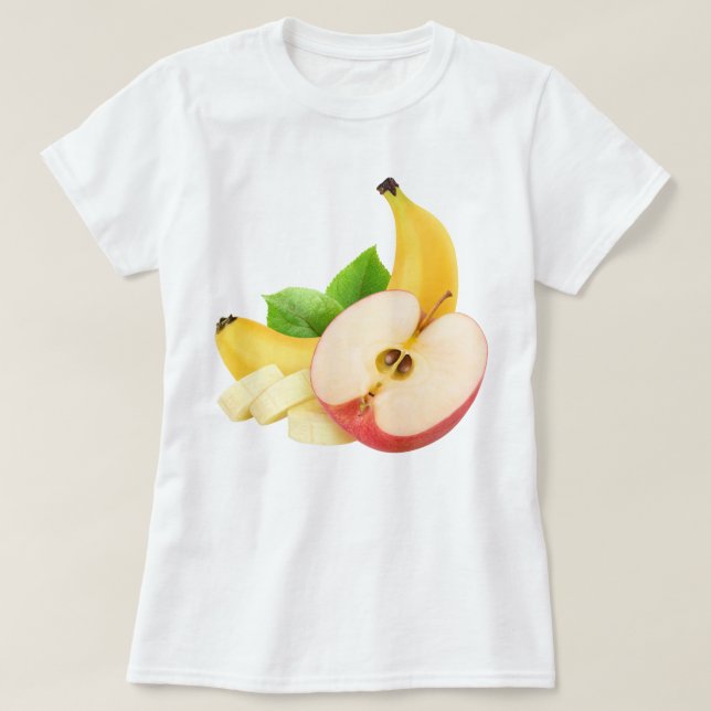 Camiseta Apple y banana (Diseño del anverso)