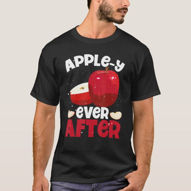 Camiseta Apple y siempre después de que Apple Fruit se alim (Anverso)