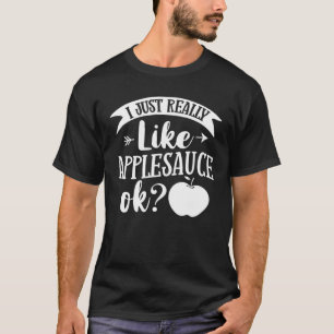 Camiseta Applesauce Pastel de repostería de pasto de manzan