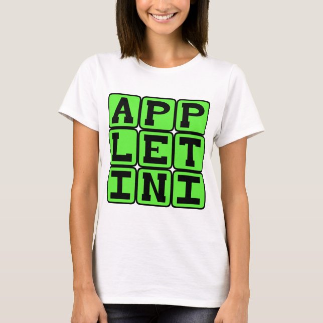 Camiseta Appletini, Martini con sabor (Anverso)
