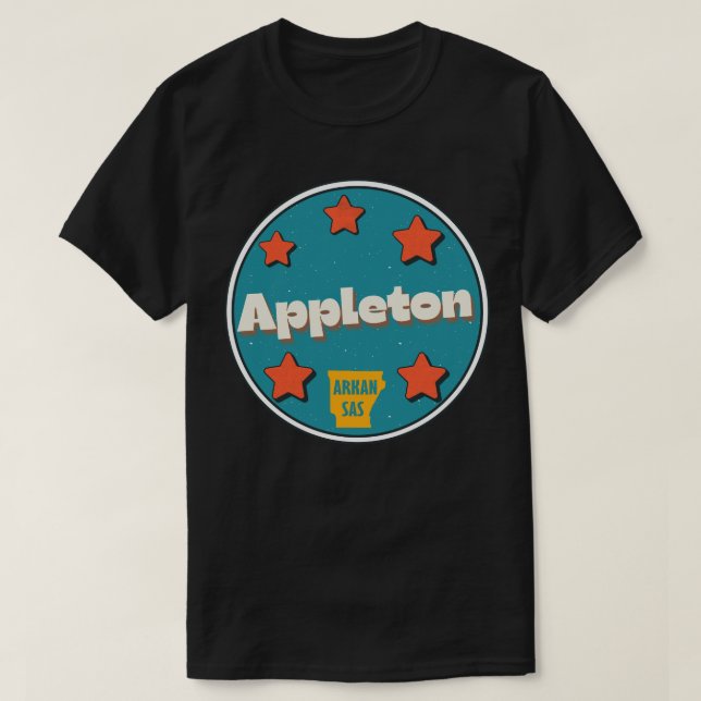Camiseta Appleton, Arkansas  (Diseño del anverso)