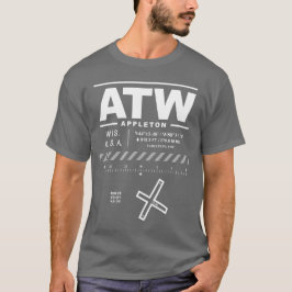 Camiseta Appleton International Airport ATW T-Shirt