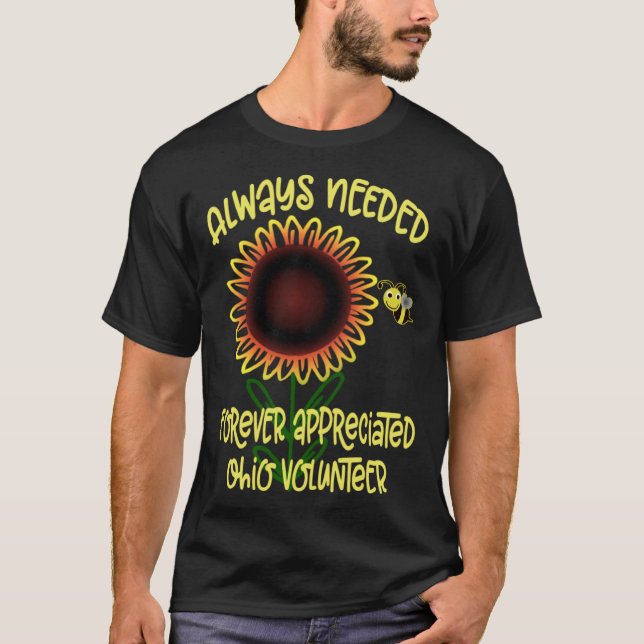 Camiseta Appreciation Ohio Always Needed Volunteer Recognit (Anverso)