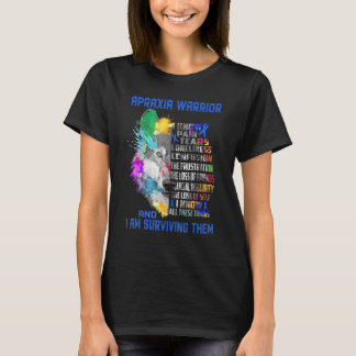 Camiseta Apraxia Conozco Todas Estas Cosas Y Estoy Sobreviv