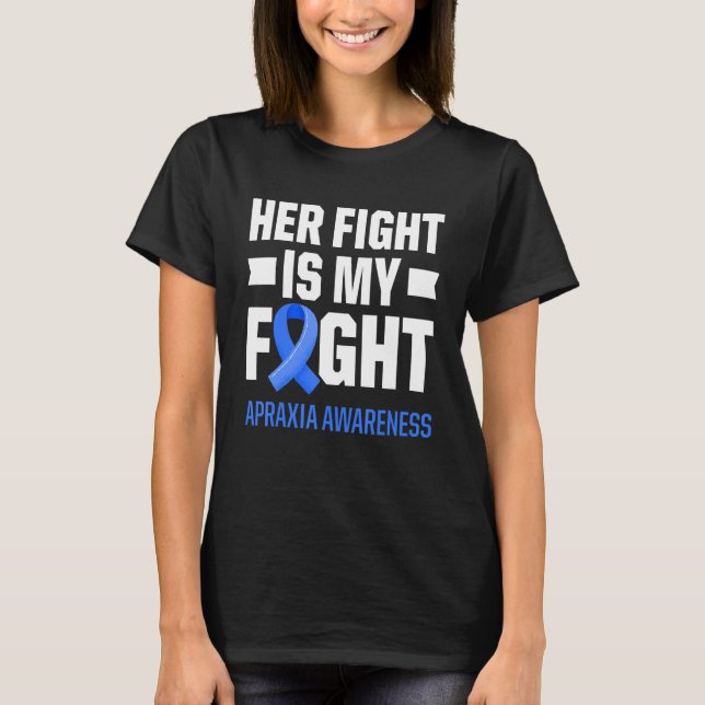 Camiseta Apraxia Superviviente de la Conciencia Lucha contr (Anverso)