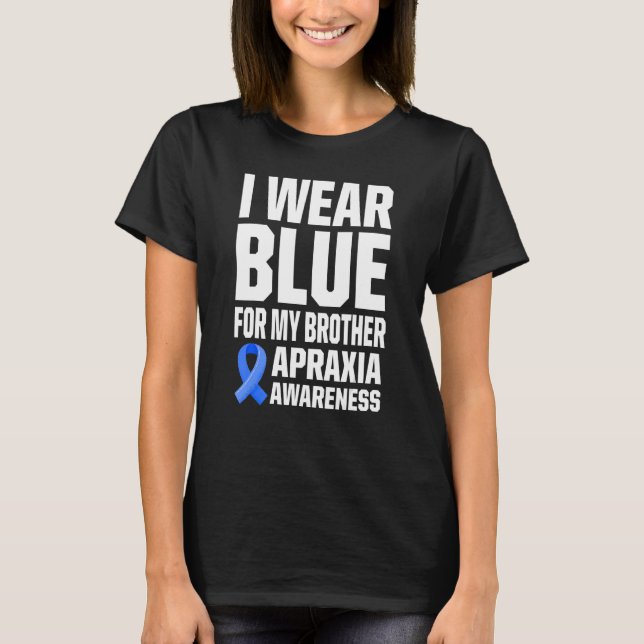 Camiseta Apraxia Superviviente de la Concienciación Wear Wa (Anverso)