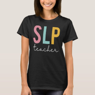 Camiseta Apreciación colorida de las profesoras del SLP