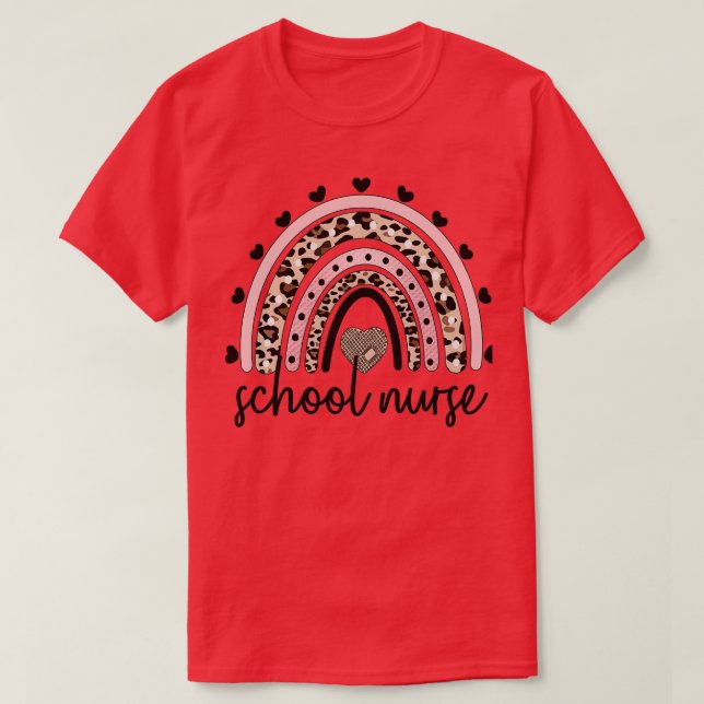 Camiseta Apreciación de enfermera escolar obsequia Enfermer (Diseño del anverso)