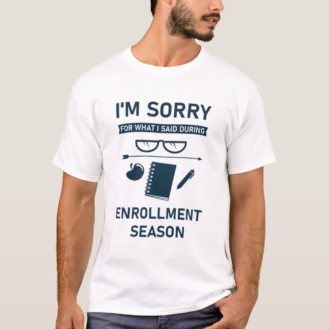 Camiseta Apreciación de inscripción en registro escolar (Anverso)