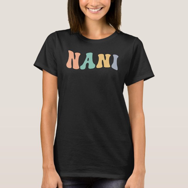 Camiseta Apreciación de la abuela Nani Groovy (Anverso)