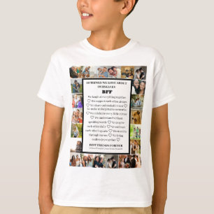 Camiseta Apreciación de la amistad   Colage de 22 fotos de 