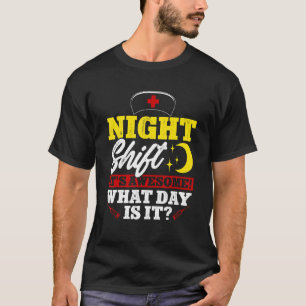 Camiseta Apreciación de la enfermera RN Semana Turno de noc