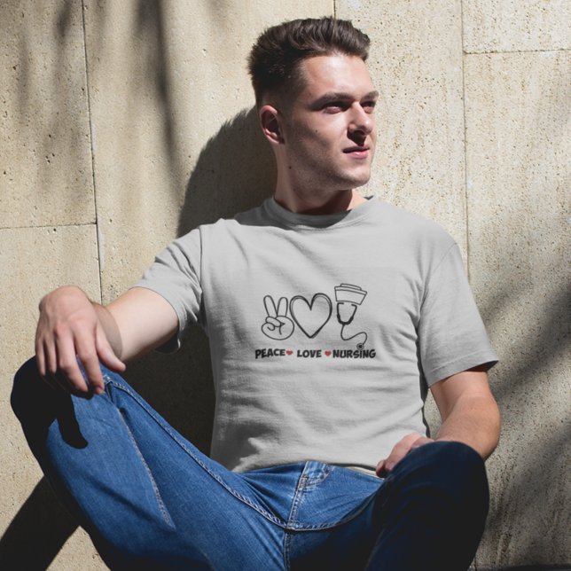 Camiseta Apreciación de la Enfermería de amor por la paz gr (Subido por el creador)