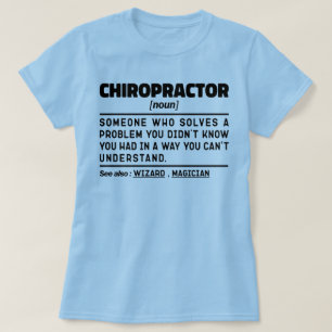 Camiseta Apreciación de la fisioterapia de quiropráctico de