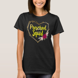 Camiseta Apreciación De Las Escuadrones De Preescolar De Vu