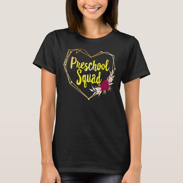 Camiseta Apreciación De Las Escuadrones De Preescolar De Vu (Anverso)