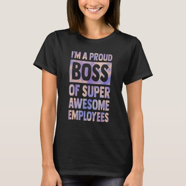 Camiseta Apreciación de los empleados en el Día del Jefe So (Anverso)