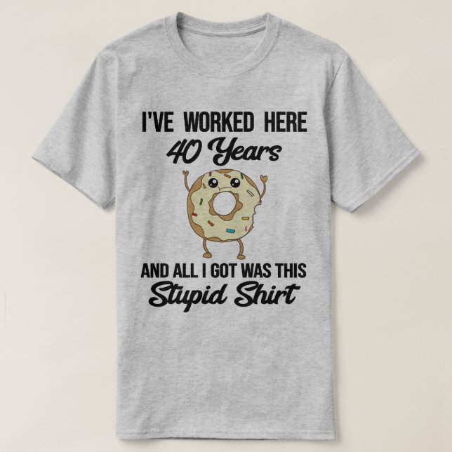 Camiseta Apreciación de los empleados por el 40º aniversari