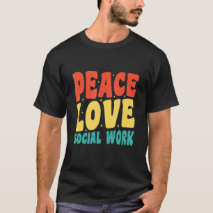 Camiseta Apreciación de los trabajadores sociales Paz Amar 