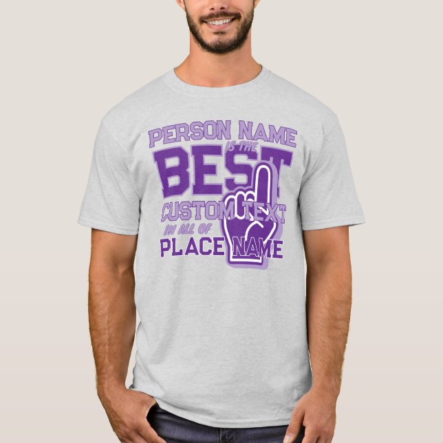 Camiseta ¡Apreciación de personalizable para lo mejor de la (Anverso)