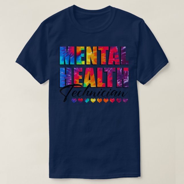 Camiseta Apreciación de Técnico de Salud Mental Día de Cola (Diseño del anverso)