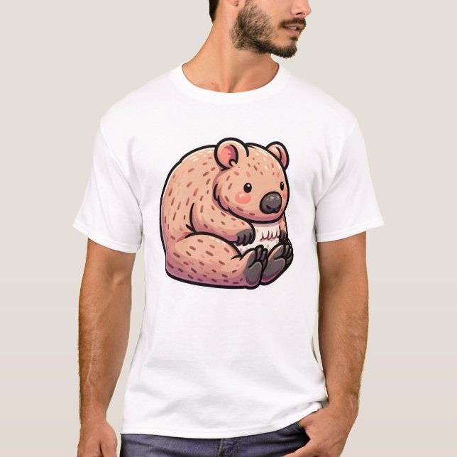 Camiseta Apreciación de Wombat (Anverso)