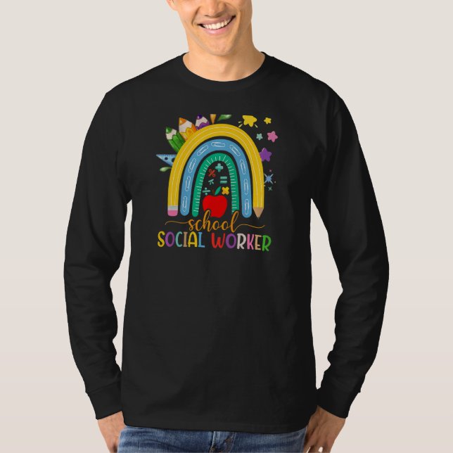 Camiseta Apreciación del arcoiris B de la trabajadora socia (Anverso)