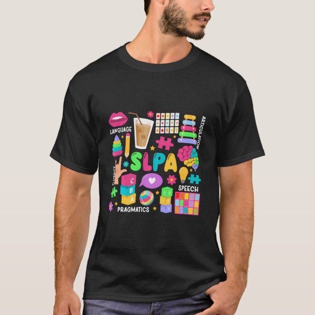 Camiseta Apreciación del asistente de patología del lenguaj (Anverso)