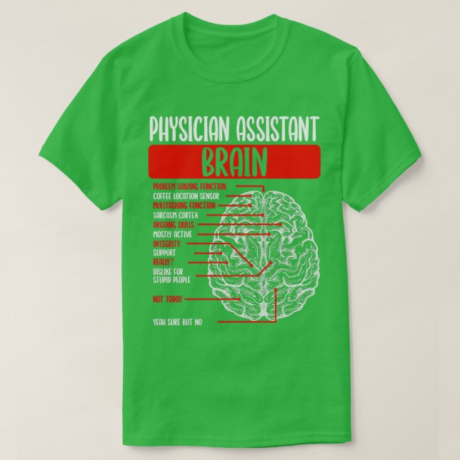Camiseta Apreciación del asistente médico Graciosa Escuela  (Diseño del anverso)