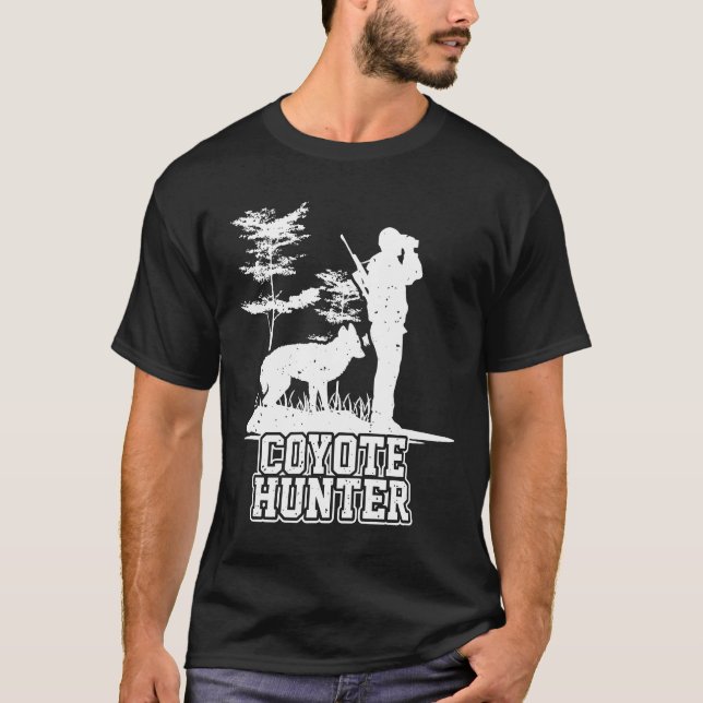 Camiseta Apreciación del cazador de depredadores de Coyote (Anverso)