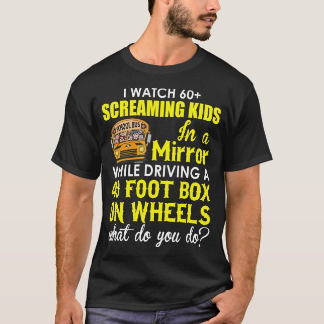 Camiseta Apreciación del conductor de autobús escolar (Anverso)
