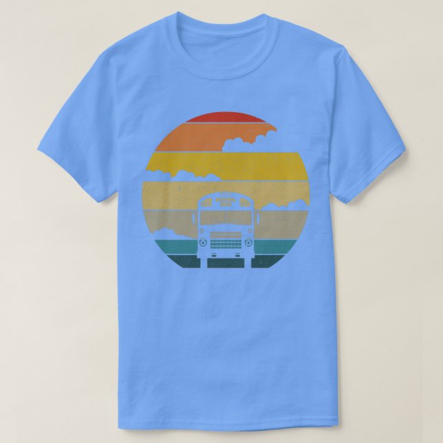 Camiseta Apreciación del conductor de autobús escolar Retro (Diseño del anverso)