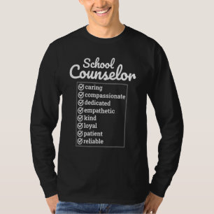 Camiseta Apreciación Del Consejero De Orientación Escolar D
