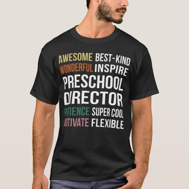 Camiseta Apreciación del director de preescolar (Anverso)