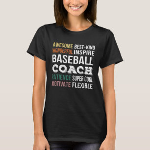 Camiseta Apreciación del entrenador de béisbol