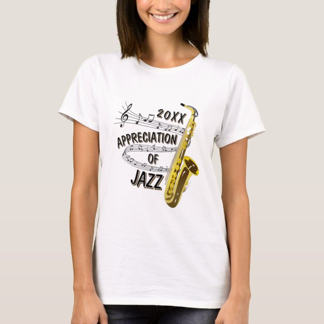 Camiseta Apreciación del Jazz (Anverso)