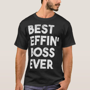 Camiseta Apreciación del Mejor Jefe siempre Gracioso del Ad