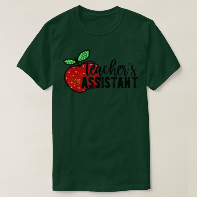 Camiseta Apreciación del profesor asistente de Apple Gif (Diseño del anverso)