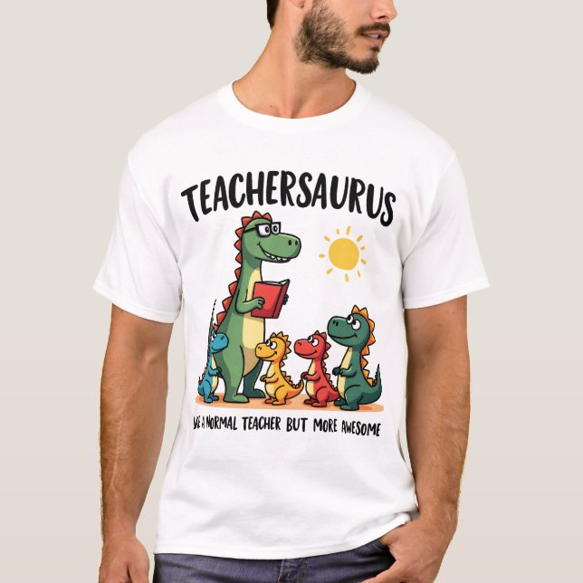 Camiseta Apreciación del profesor de Dinosaurio (Anverso)