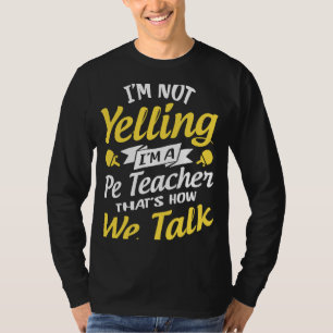 Camiseta Apreciación del profesor de educación física del P