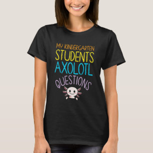 Camiseta Apreciación del profesor de guardería Axolotl Preg