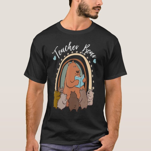 Camiseta Apreciación del profesor de lectura de osos (Anverso)