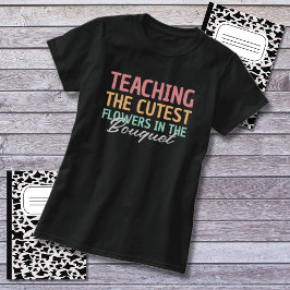 Camiseta Apreciación Del Profesor Enseñando Las Flores Más 