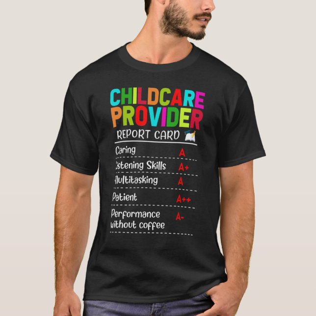 Camiseta Apreciación del proveedor de atención diurna (Anverso)