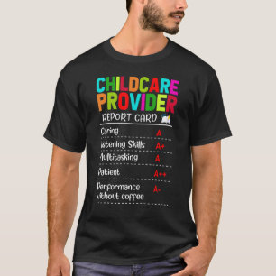 Camiseta Apreciación del proveedor de atención diurna