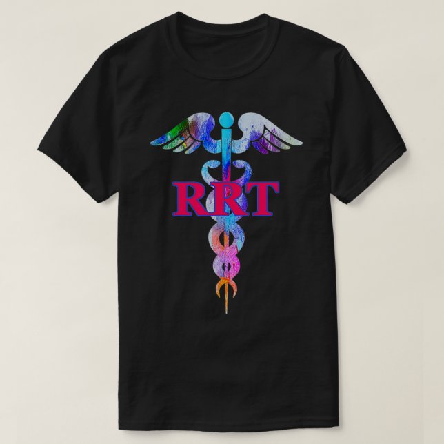 Camiseta Apreciación del Terapia Respiratoria Registrada en (Diseño del anverso)