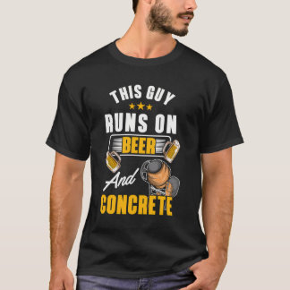 Camiseta Apreciación del trabajador de cemento de cemento d