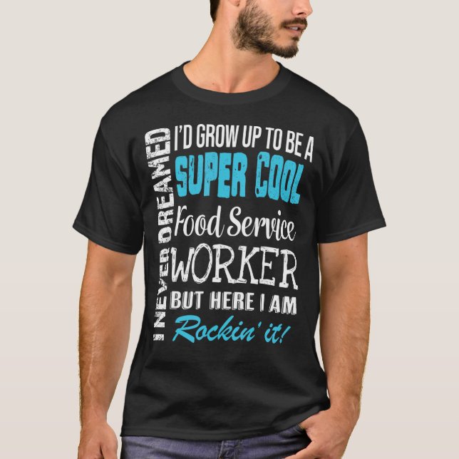 Camiseta Apreciación del trabajador del servicio de aliment (Anverso)