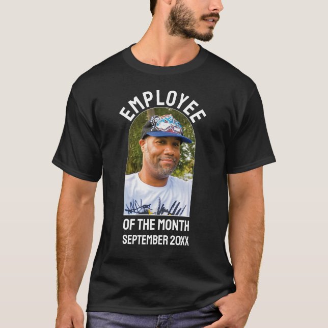 Camiseta Apreciación del trabajador fotográfico del mes (Anverso)