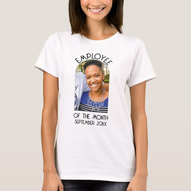 Camiseta Apreciación del trabajador fotográfico del mes (Anverso)